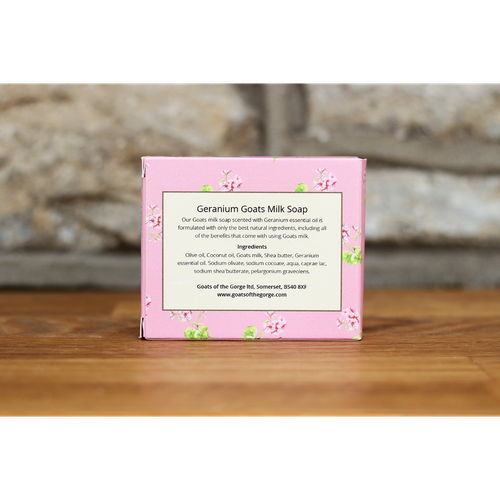 Goats Milk Soap Geranium