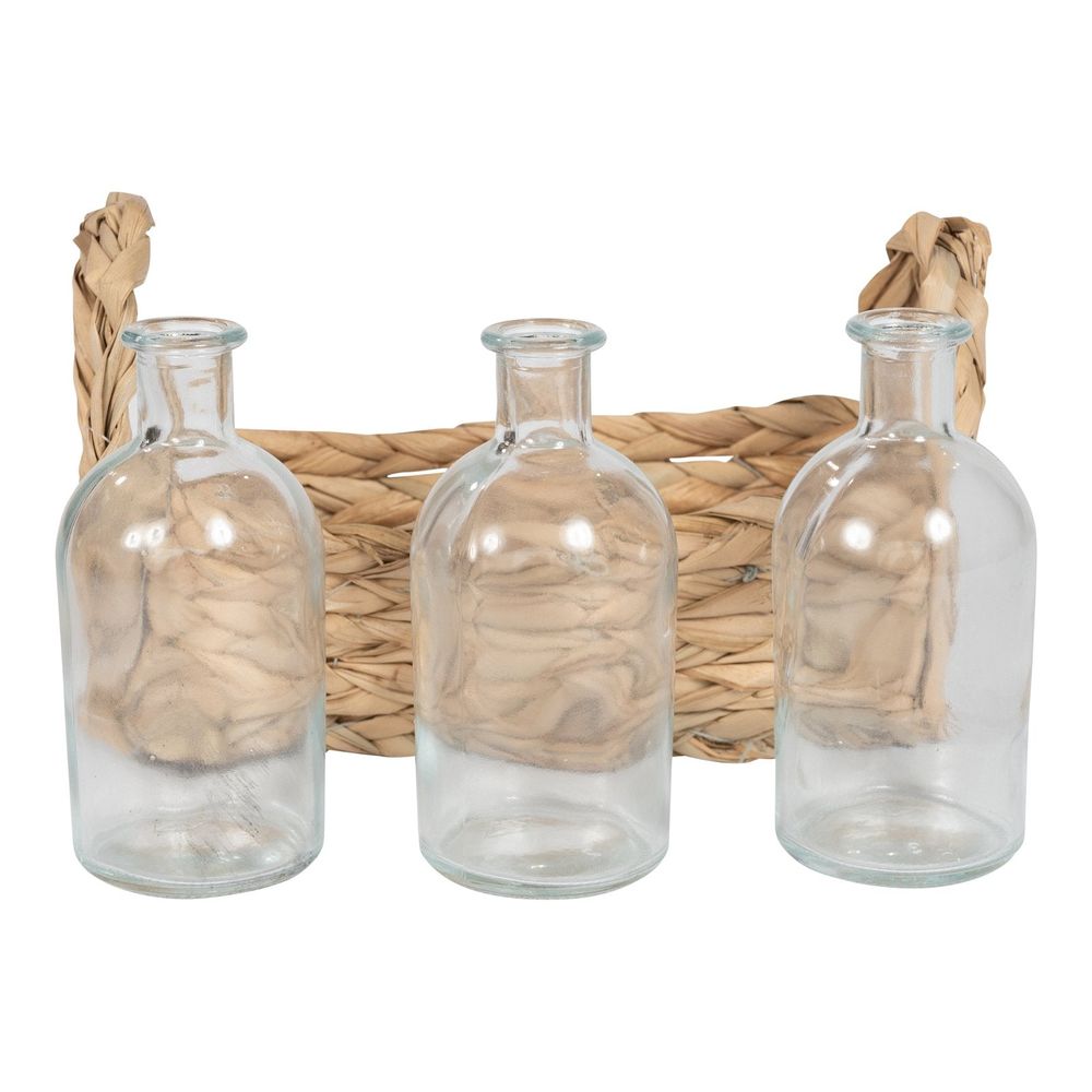 Premium Quality Ceramic Vases & Grass Tray Set - Ideal Home Decor