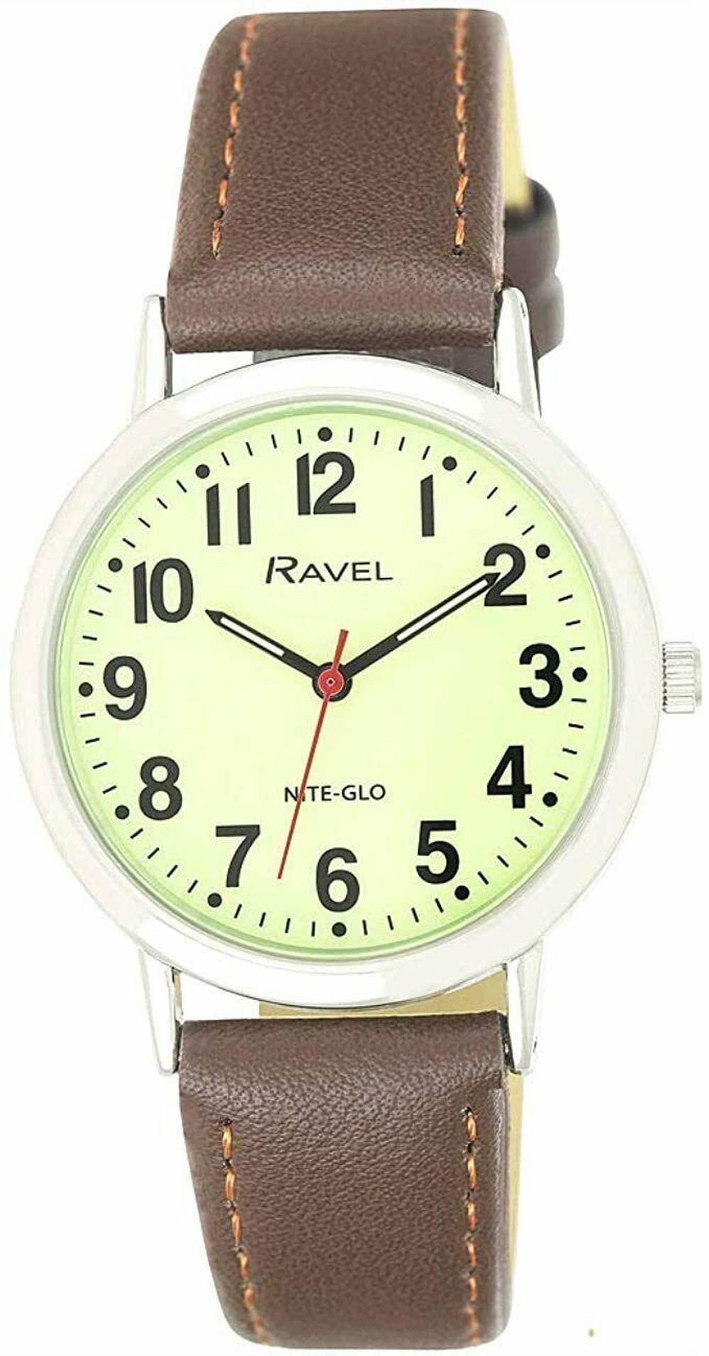 Ravel Mens Basic in The Dark Luminous Dial Watch R.GL.02