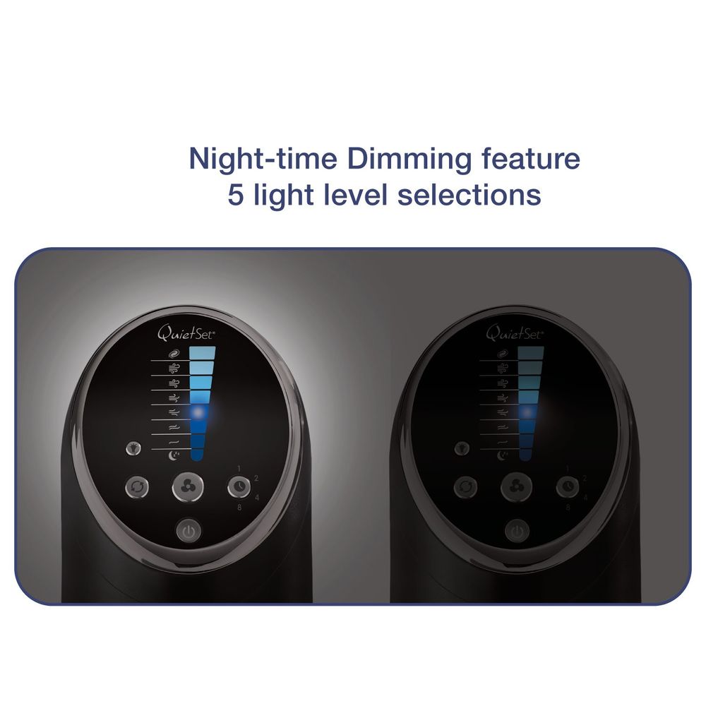 Honeywell QuietSet Tower Fan - 8 Speed, Programmable Timer, Remote Control - Ideal for Whole Room Cooling