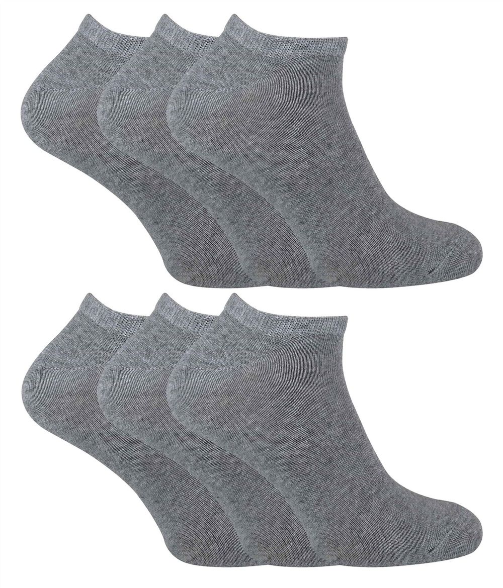 Cihat 6 Pack Children's Cotton Trainer Socks