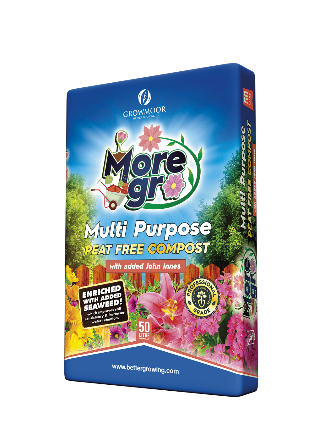 More Gro Peat Free Multipurpose with Added John Innes 50L