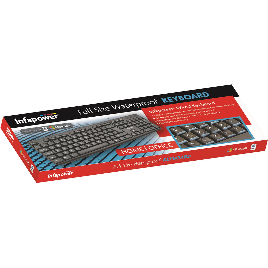 Infapower Wired Waterproof Keyboard- X201