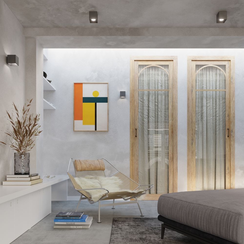 Modern Design Ceiling Lamp | Aluminum Quad Collection | High Quality | Different Colors