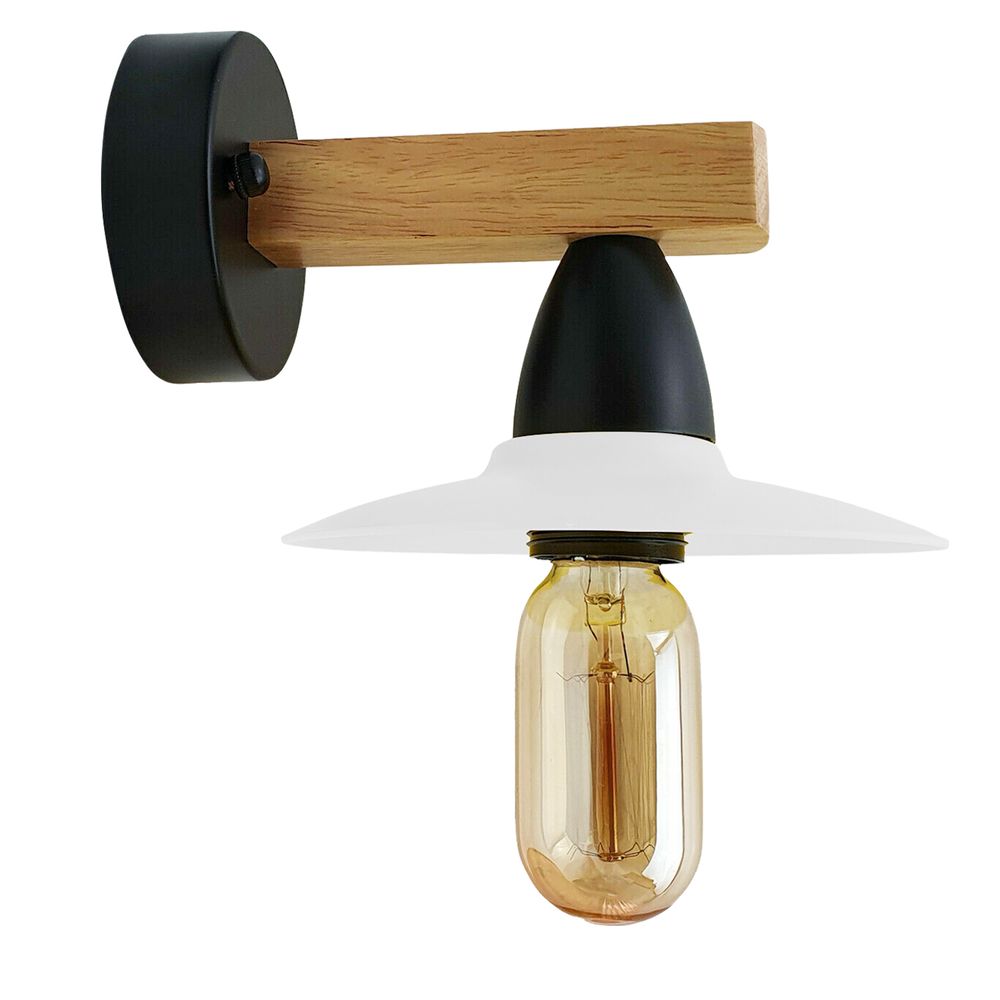 Model LED Wall Light Interior Wall Mounting Fixture Metal Lamp Shade with E27