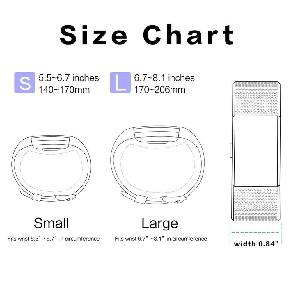 Aquarius Ultra-thin Dustproof Waterproof HD Screen Protectors for Fitbit Charge 2, 6pk