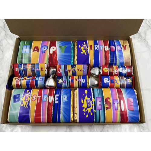 Fun Novelty Birthday Chocolate Wrapper Gift Box - Bestie