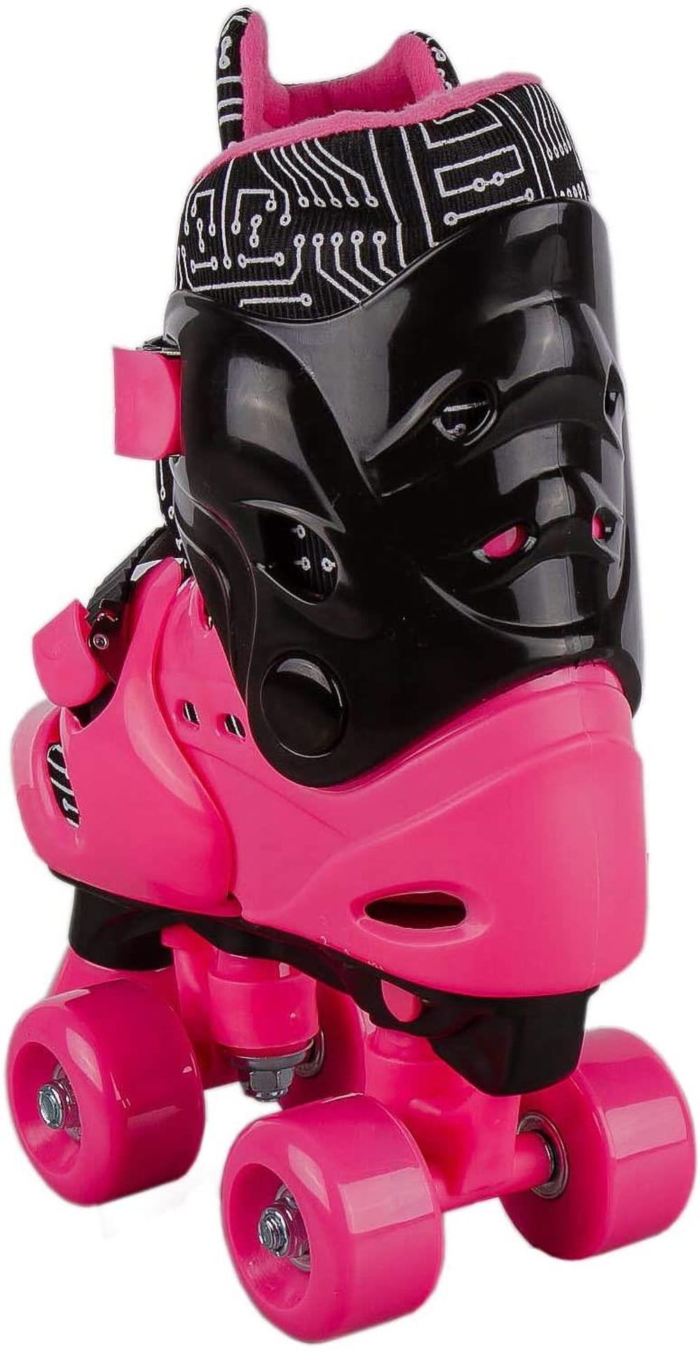 Elektra Quad Boot Medium Black & Pink 13J-2