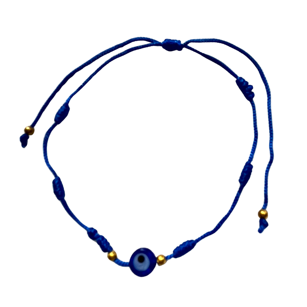 Evil Eye Seven-Knot Thread Braided Bracelet