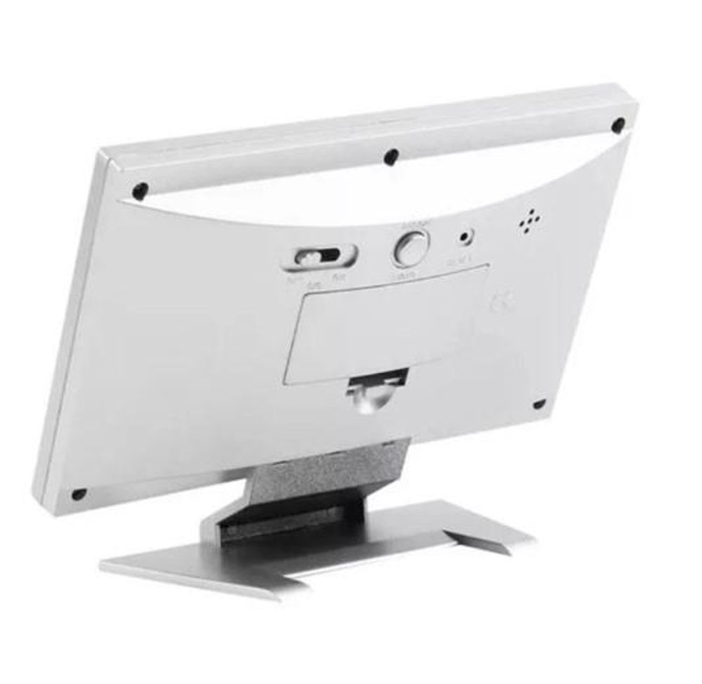 Kadio Voice Control LCD Clock w/ Temp & Day/Date DS-8082S