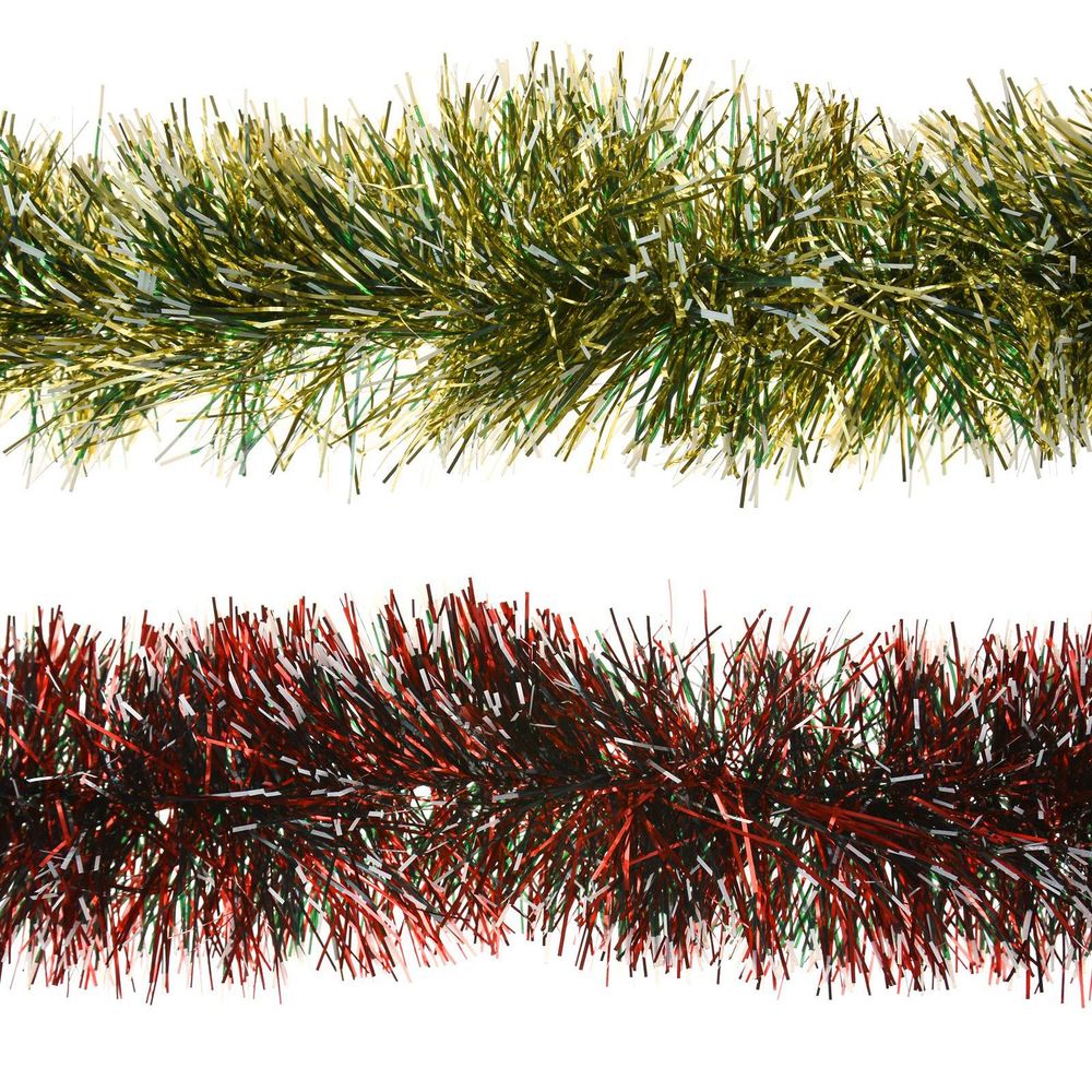 Premium 2M 6 Ply Gold Tinsel Garland - Snow Tipped - Christmas Decor"
(Note: The provided title is already 59 characters long. If you need to add more keywords, you may consider shortening it further.)