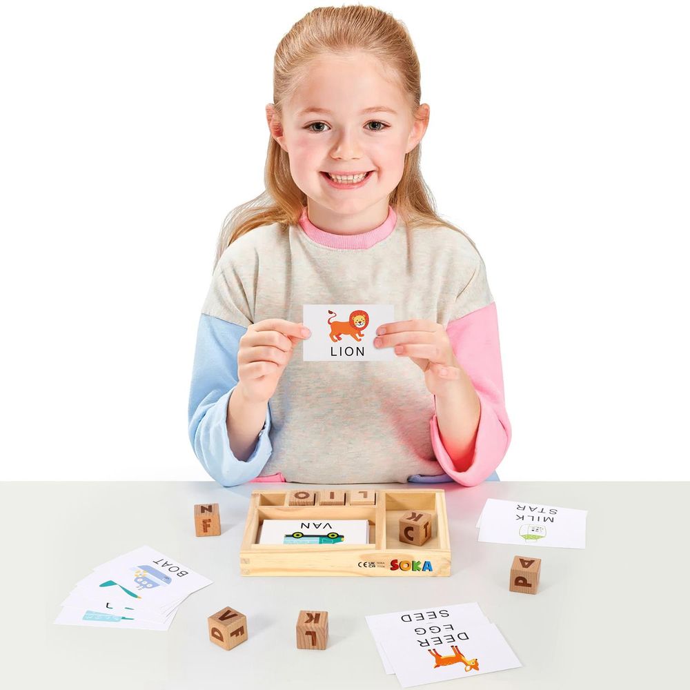 SOKA Wooden Spelling Game 0000274