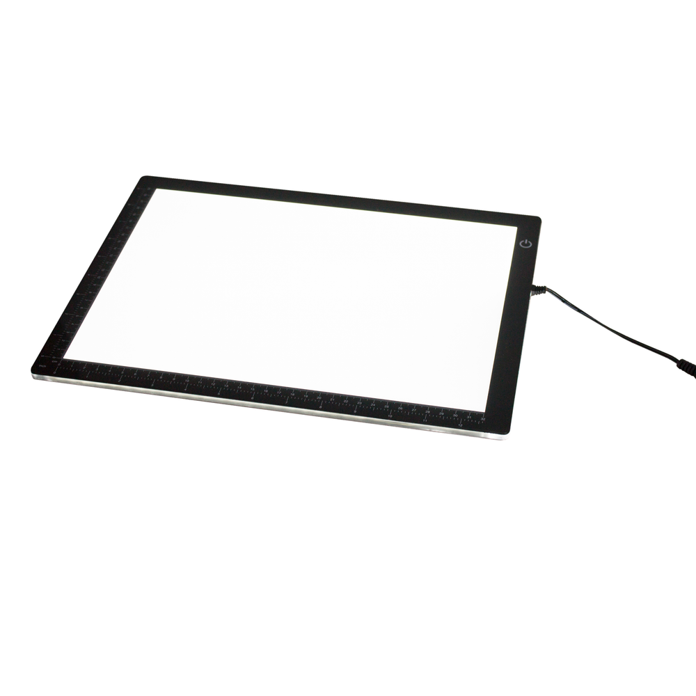Portable LED Lightbox - A3 & A4 Sizes - Versatile for Quilting, Sewing, Tracing, Scrapbooking & more. Dimmable & Easy to Use