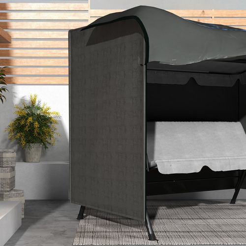 Outsunny Large Outdoor Swing Chair Cover Garden Furniture Protector 164cm Grey