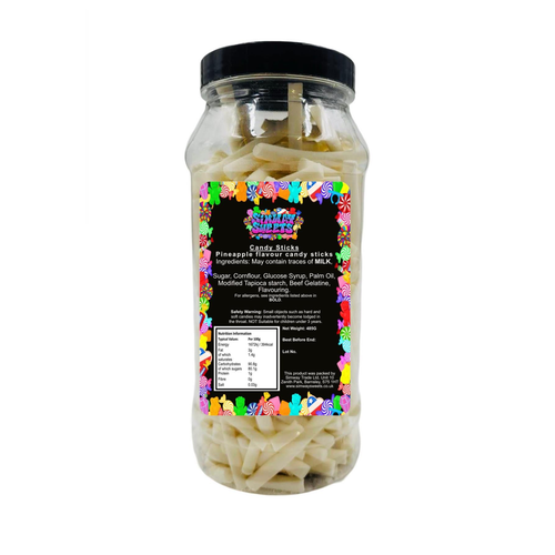 Candy Sticks Sweets Gift Jar - 485g Simway Sweets