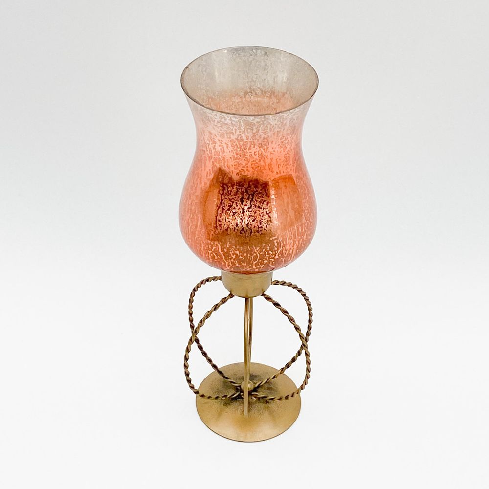 Premium 13" Gold Candle Holder - Stylish, Hand-finished Tea Light Candle Stand