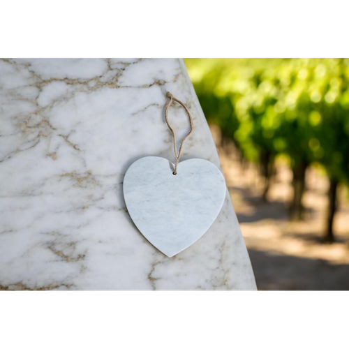 White Heart Chopping Board 24x26cm