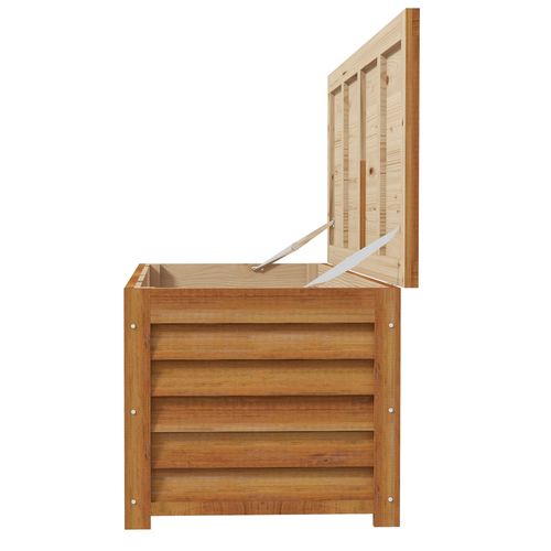 Outsunny 292L Outdoor Storage Box for Patio, Pool, Light Brown