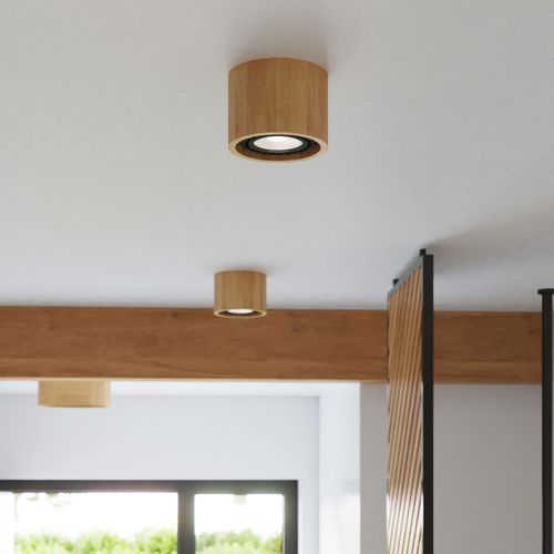 Ceiling lamp wood Basic Scandinavian Design GU10