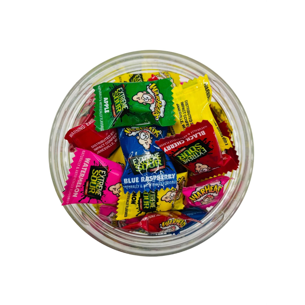 Warheads Jar - Extreme Assorted Flavours: 145 Pieces