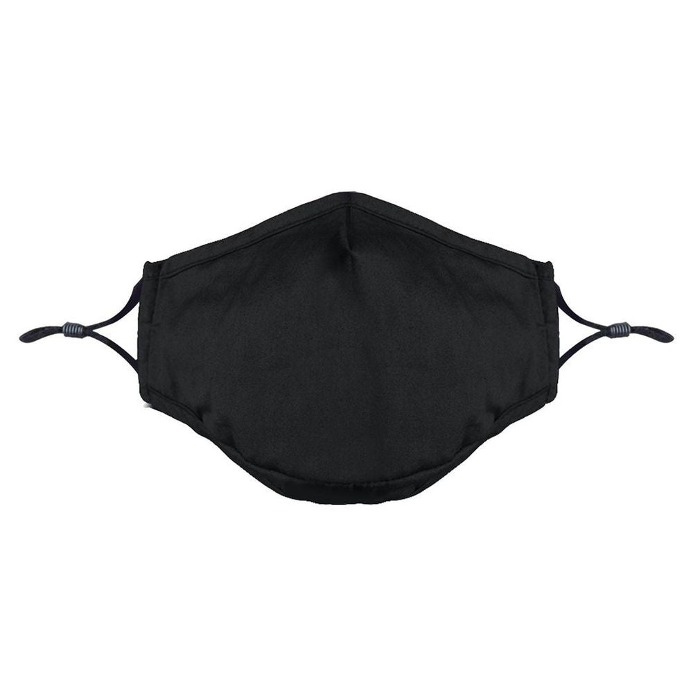 Termin8 Triple Layer Reusable Cotton Face Mask - Black
