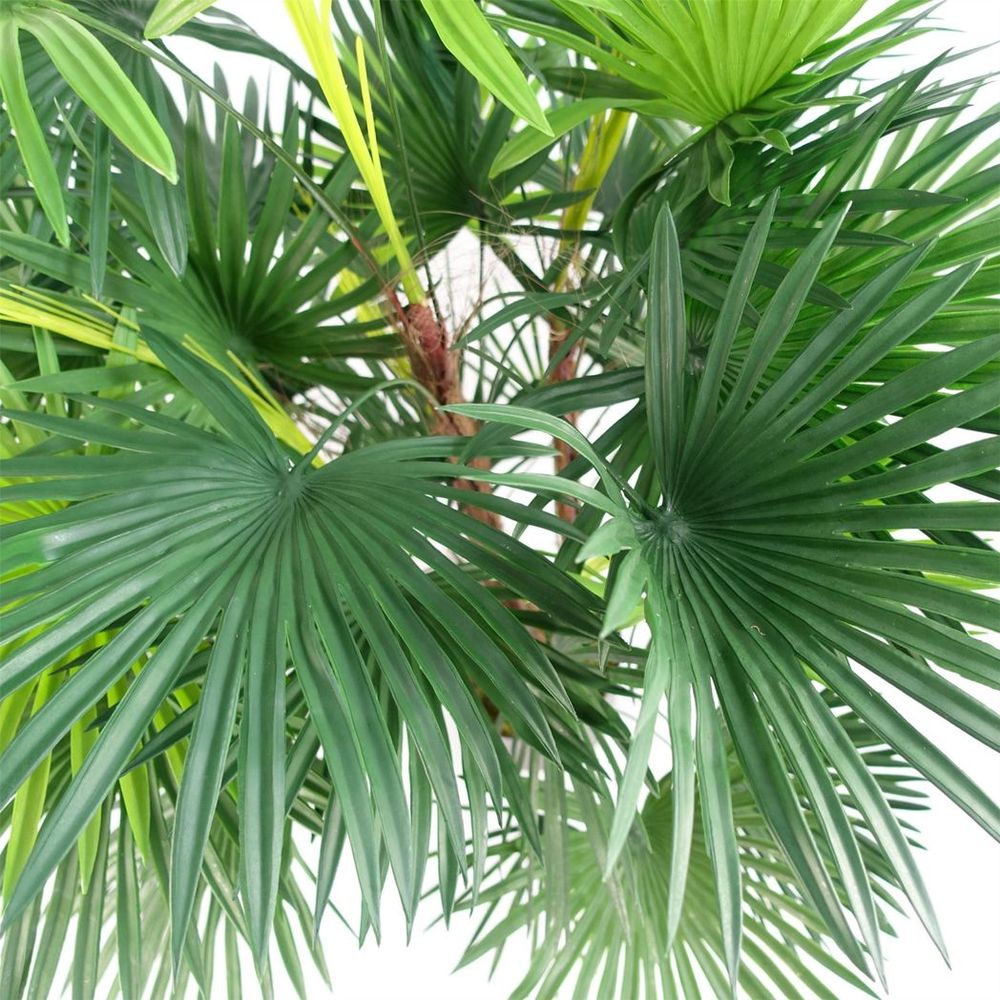 Ultra-Realistic 90cm Fan Palm Tree - Lifelike Quality - Perfect for Any Space
