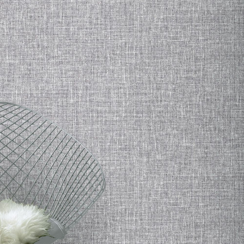 Luxurious Hessian Mid Grey Rugs - High-Quality & Stylish