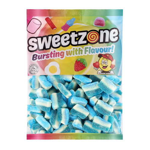 Blue Raspberry Slices 1kg Bag Sweets