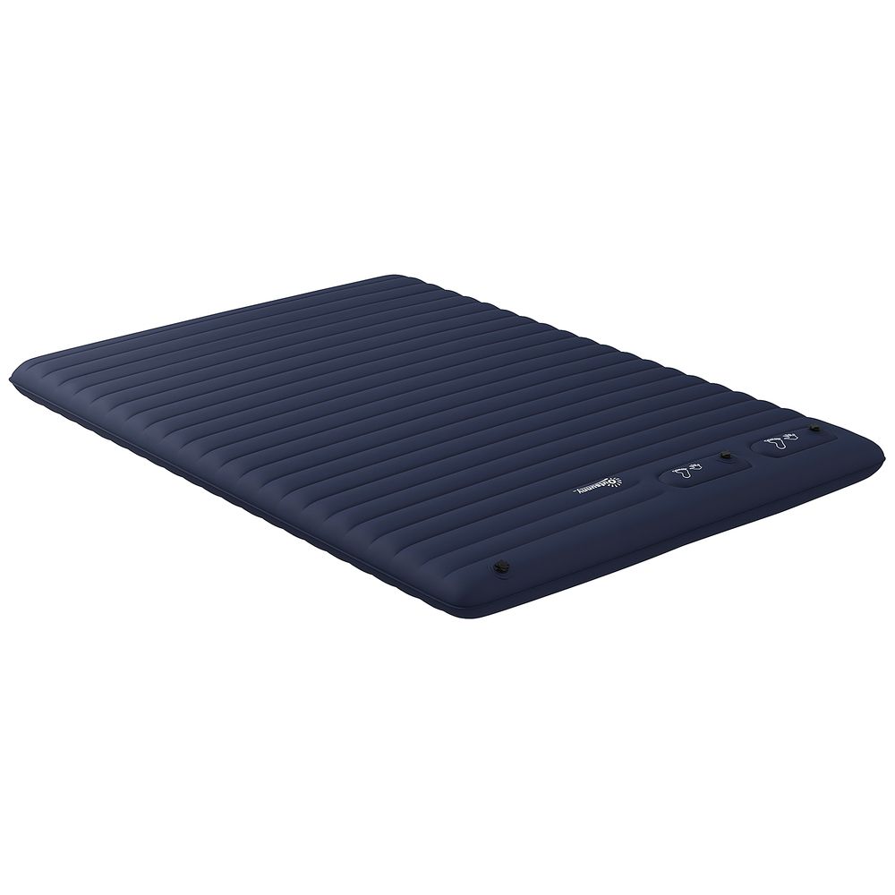 Outsunny Double Air Bed Inflatable Mattress, 195 x 140 x 10cm, White