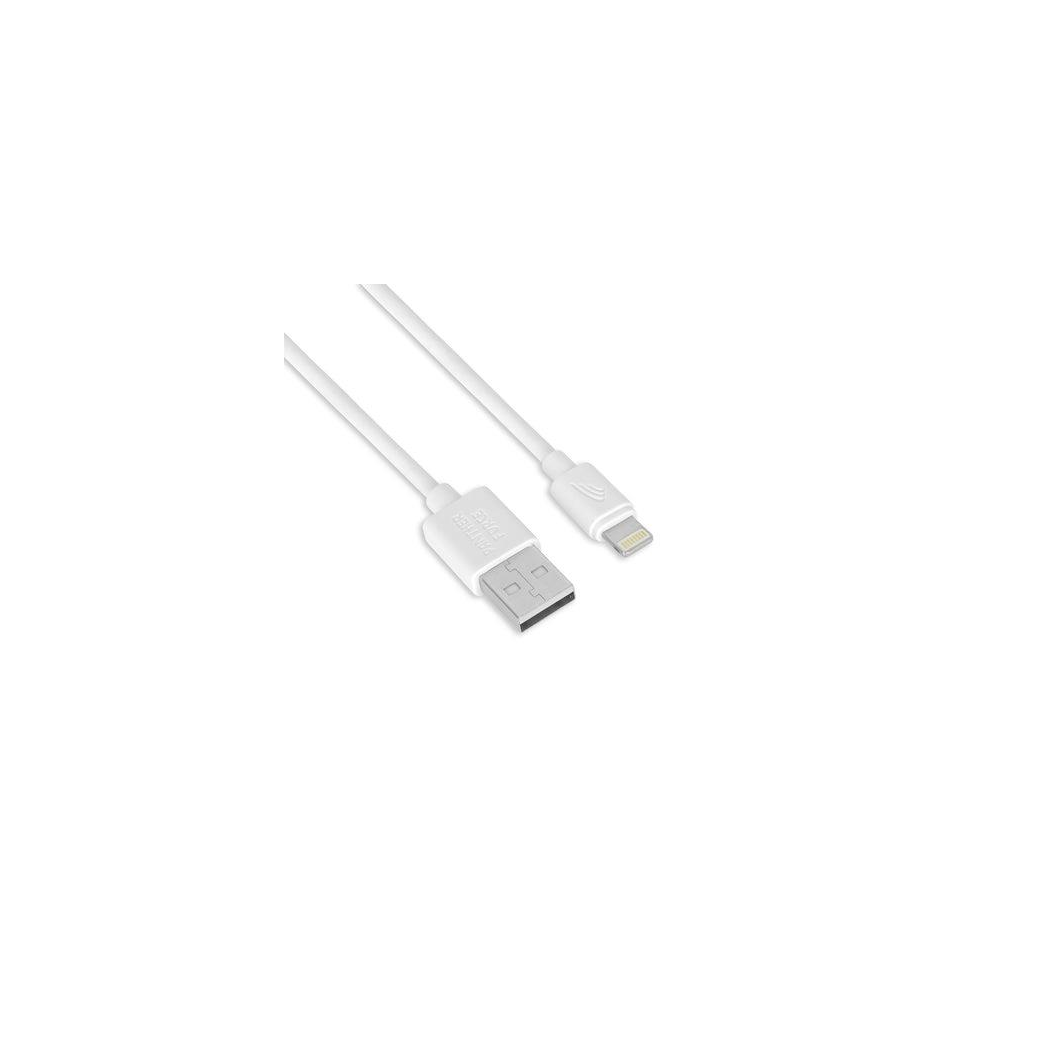 Panther Force 1 Metre Lightning to USB Cable (iPhone)- White