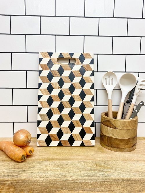 Cube Serving Tray Home Decor