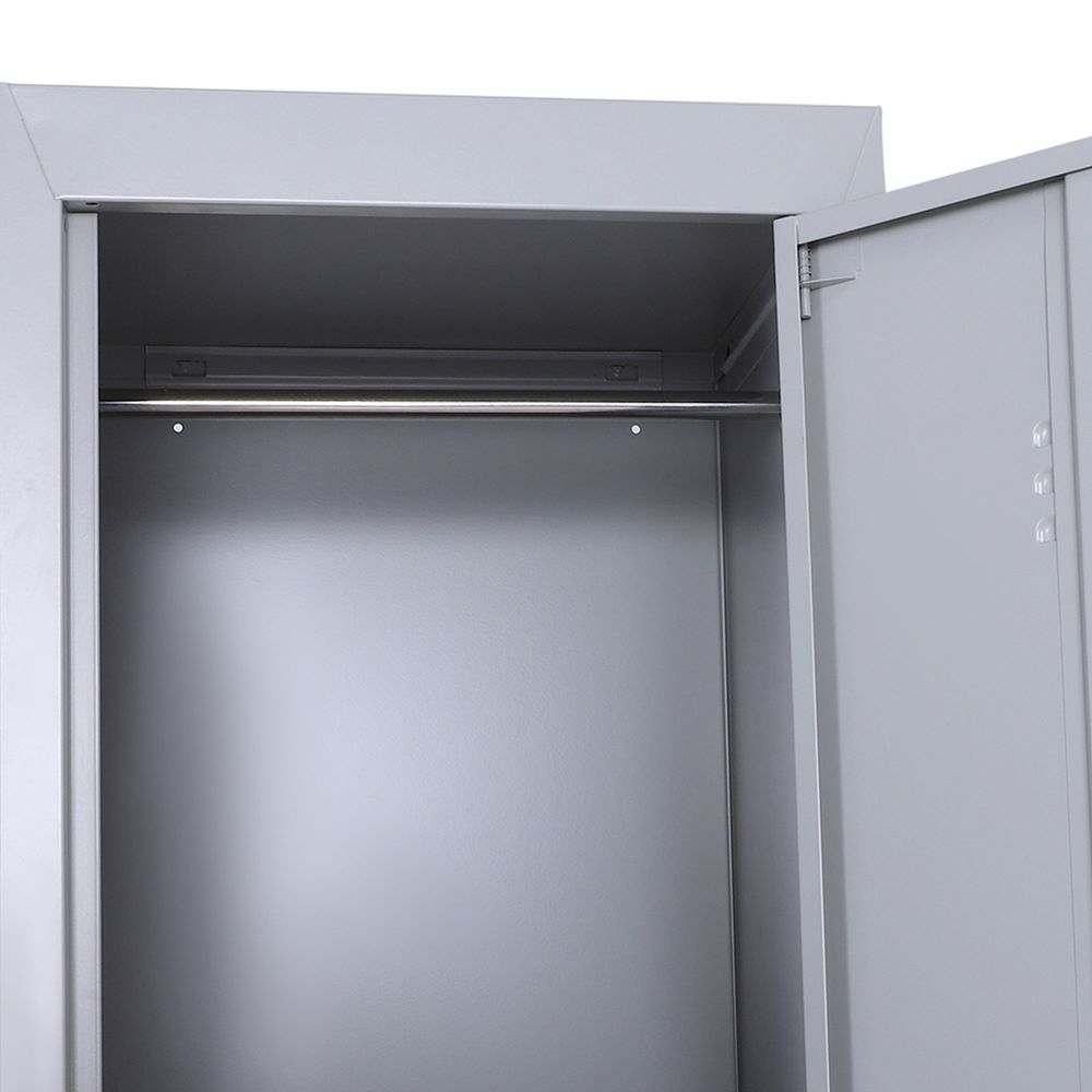 1.8m Locker Office Cabinet Storage Cold Rolled Steel Storage Shelves Vinsetto