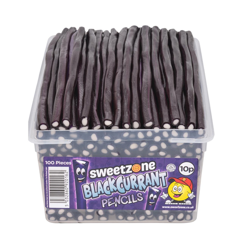 Blackcurrant Pencils (100 X 10P) Sweets