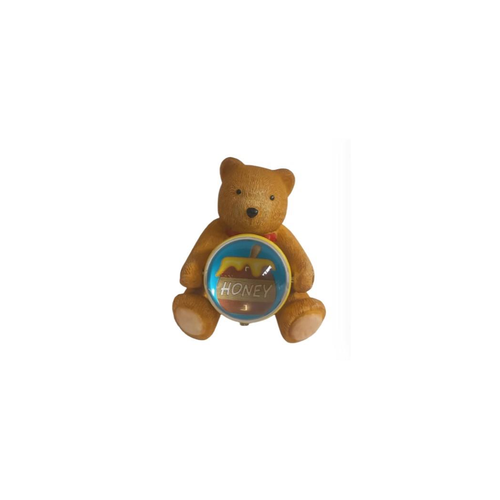Vintage Gold Miniature Teddy Clock - High Quality, Limited Stock!