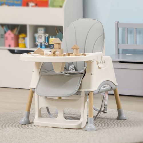 AIYAPLAY 3 in 1 High Chair, Baby Chair, Booster Seat, Easy Clean & Foldable