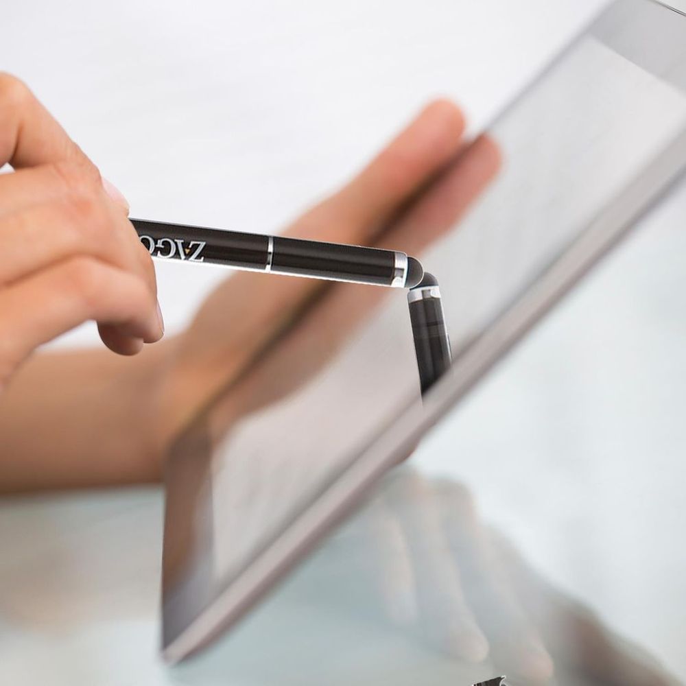 ZAGG Stylus Mini - Premium Stylus Pen for Tablets & Smartphones, Black