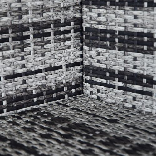 Outsunny Corner Rattan Garden Set - 4 PC Grey - For any Garden, Patio, or Conservatory