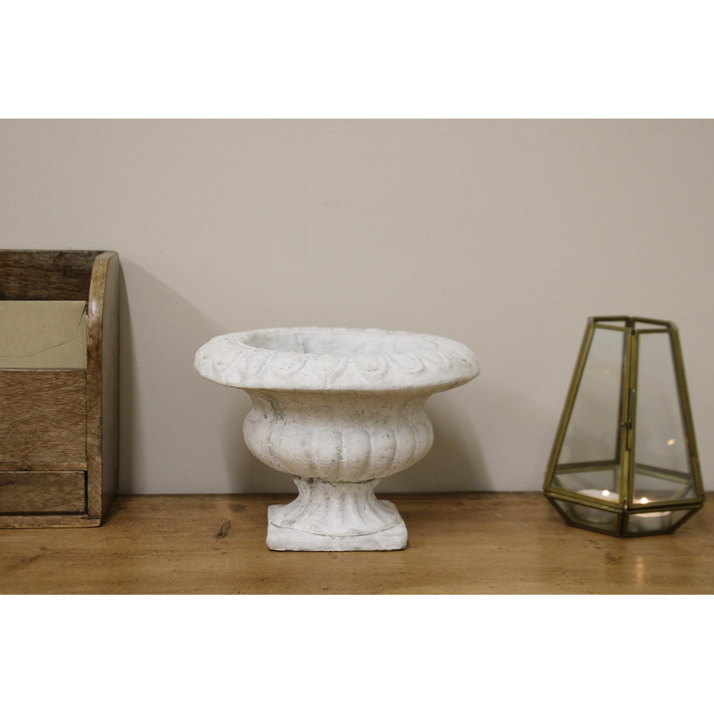 Premium Cement Urn Planter - Classic Design