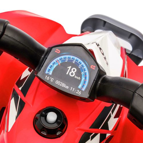 AIYAPLAY Honda Licensed Kids Electric Quad Bike 6V ATV 1.5-3 Years Red