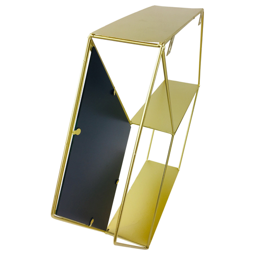 Hexagon Golden Mirror Unit