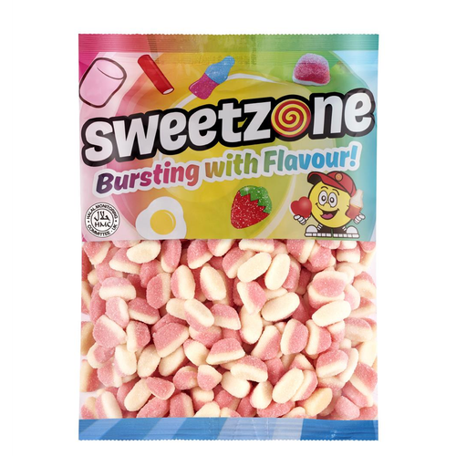 Strawberry Puffs 1kg Bag Sweets