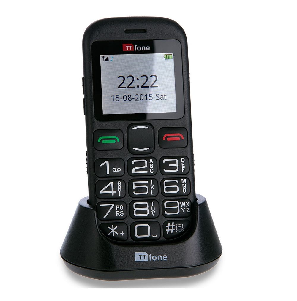 TTfone Jupiter 2 TT850 Big Button SOS Assistance Mobile O2 Bundle SIM