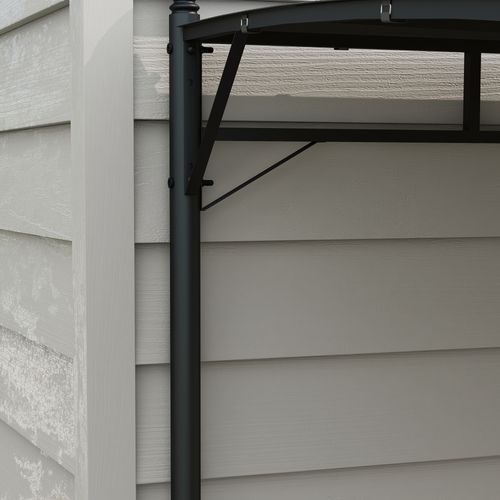 Outsunny 3 x 4m Metal Pergola, Outdoor Gazebo UV-Resistant Sun Shade Shelter