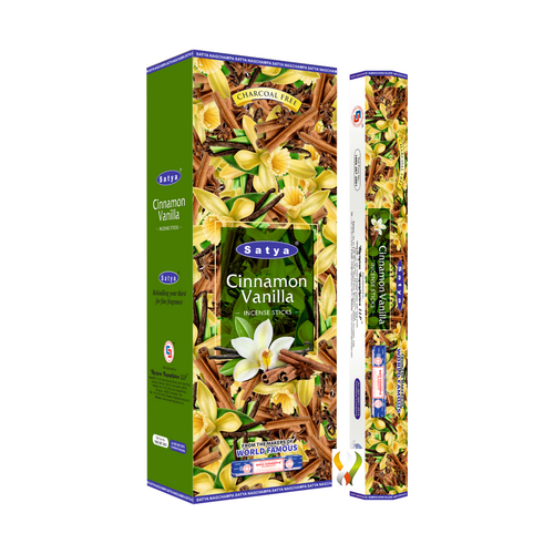 Satya Cinnamon Vanilla Hexa - 20 Sticks