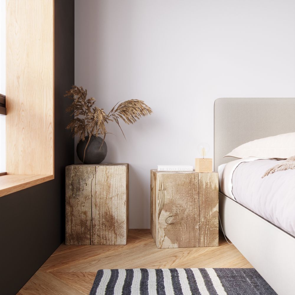 Wall lamp wood Ariz Scandinavian Design E27