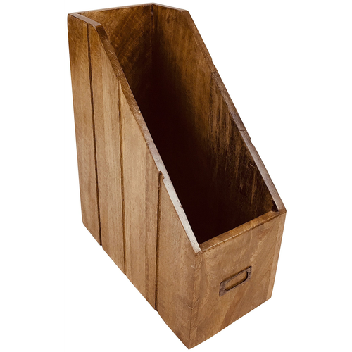 Solid Wood Magazine Organiser