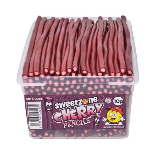 Cherry Pencils (100 X 10P) Sweets