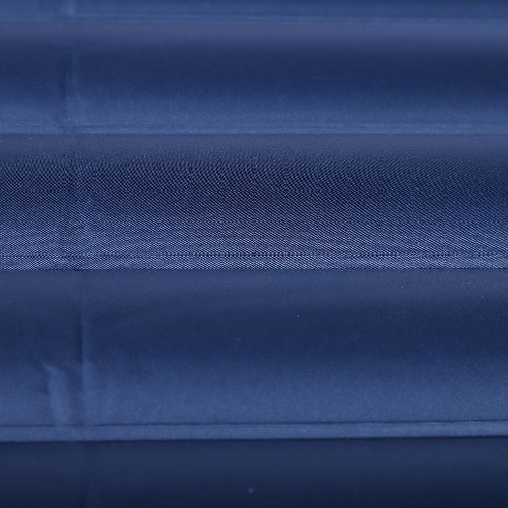 Inflatable Double Mattress - Outdoor Camping Bed for Travel - Blue - Outsunny