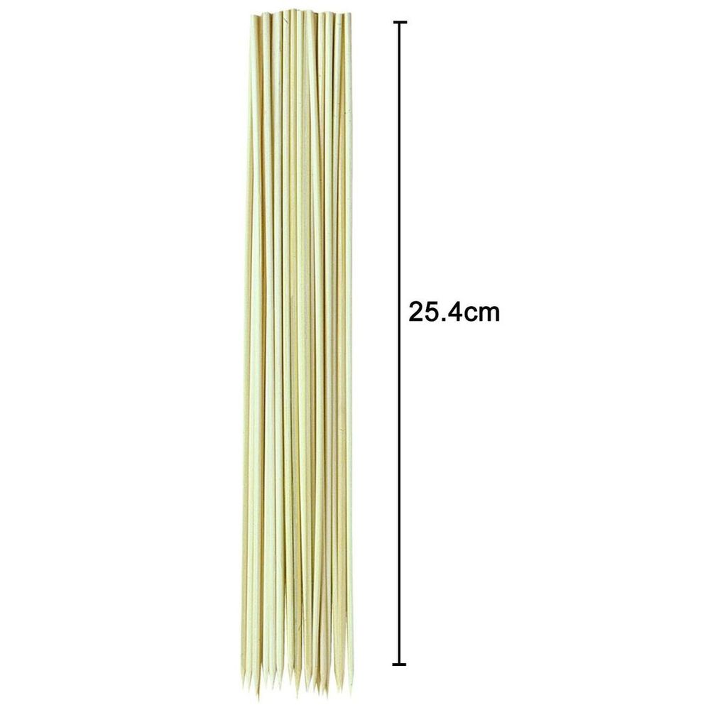 Premium Bamboo BBQ Grilling Skewers 10 Inch - 150 Toothpicks - High Quality & Durable