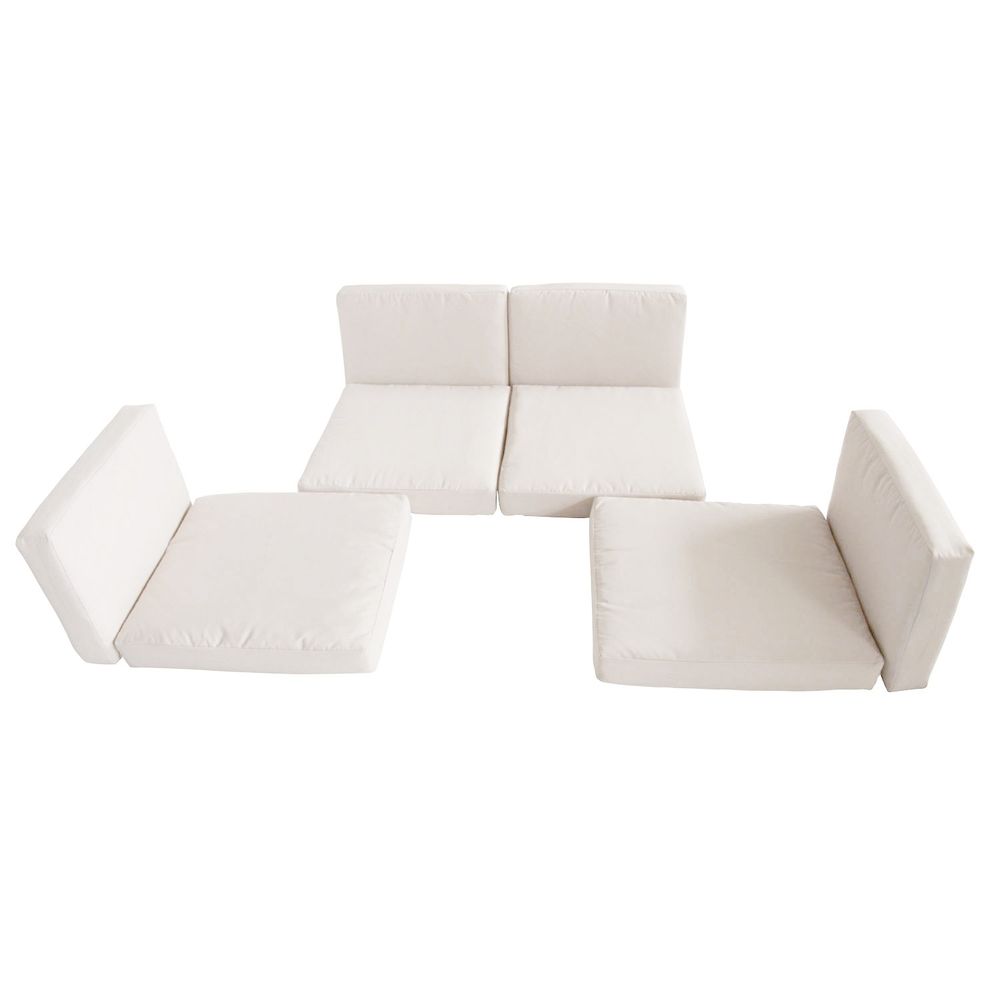 Premium Polyester Replacement Cushion Covers - Refresh Your Patio Furniture Instantly - Set of 8 - No Cushion Included